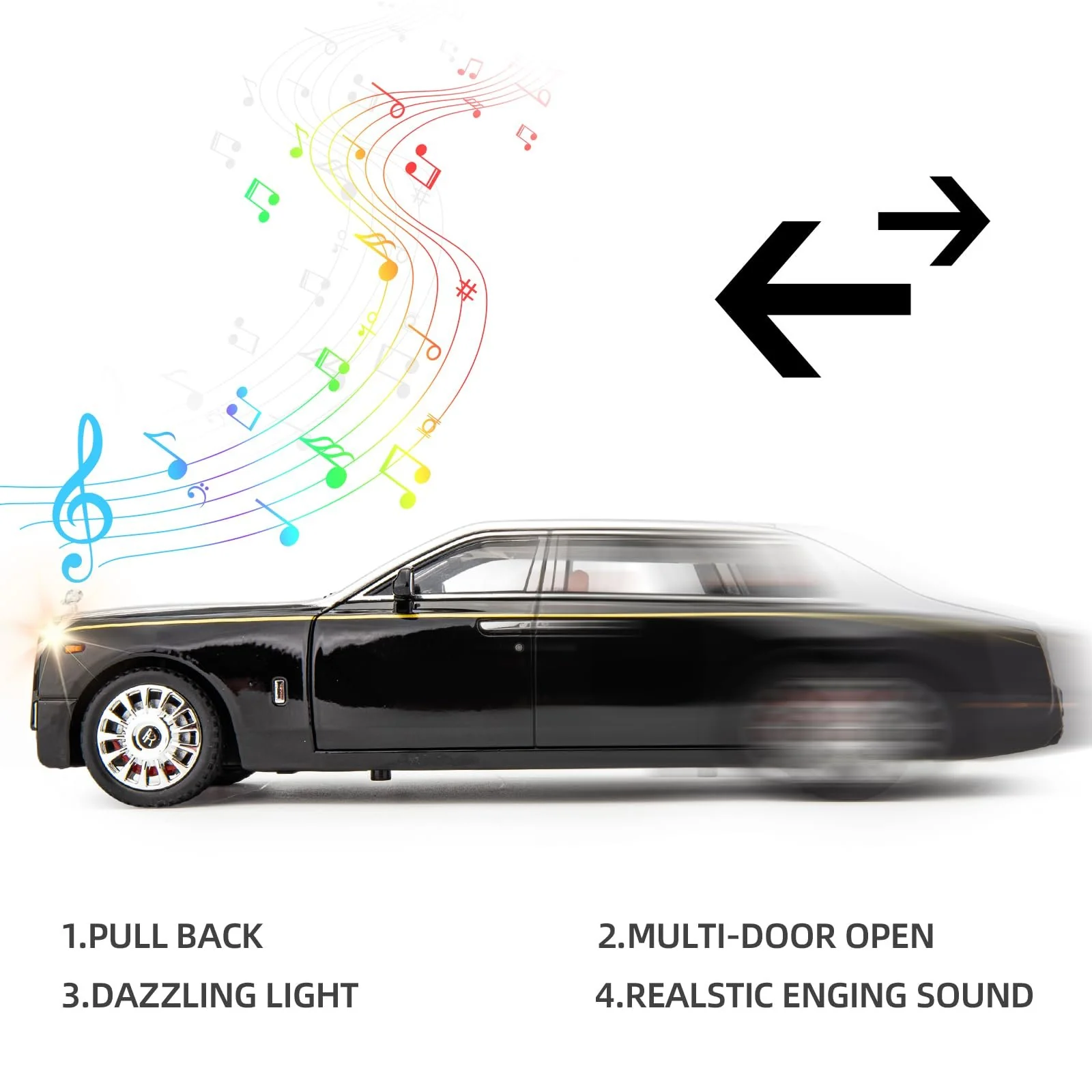 🎄Christmas Sale💥1/32Rolls-Royce Phantom Model Car - Buy two and get free shipping! - Image 6
