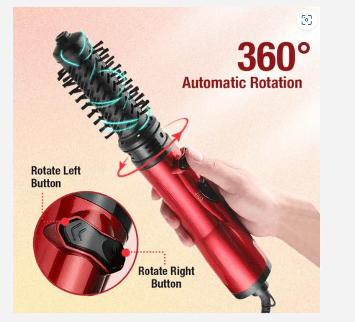 3-in-1 Hot Air Styler and Rotating Hair Dryer for Dry hair, curl hair, straighten hair - Image 10