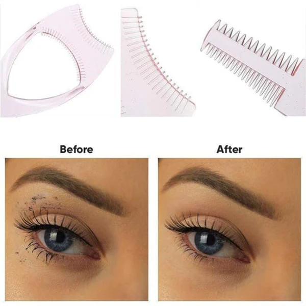 🔥BUY MORE SAVE MORE🔥3in1 Eyelashes Tools Mascara Shield Applicator Guard - Image 8