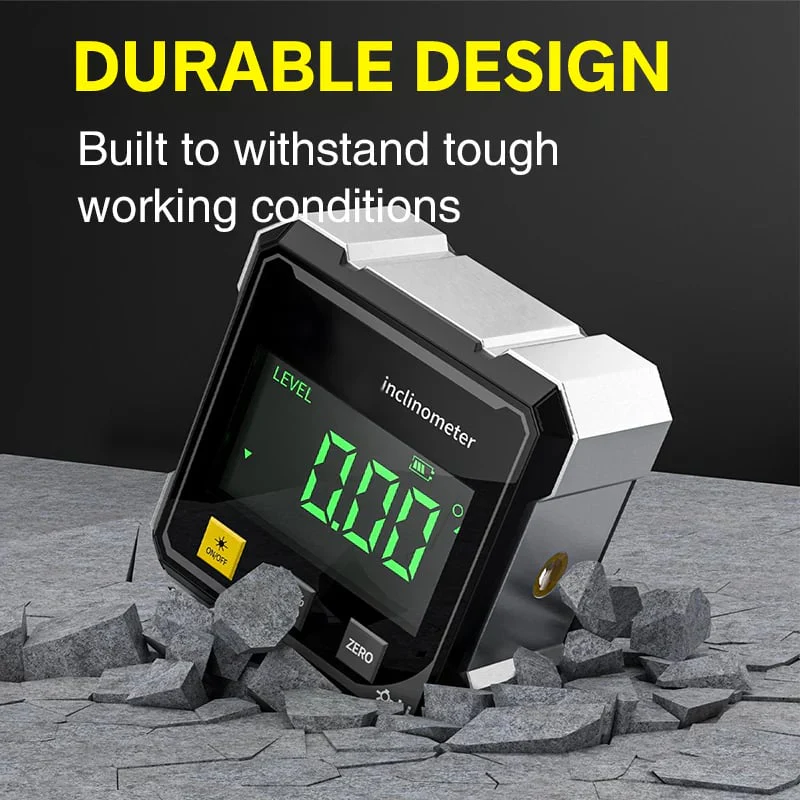 4-Side Magnetic Digital Angle Gauge with Laser - Image 7