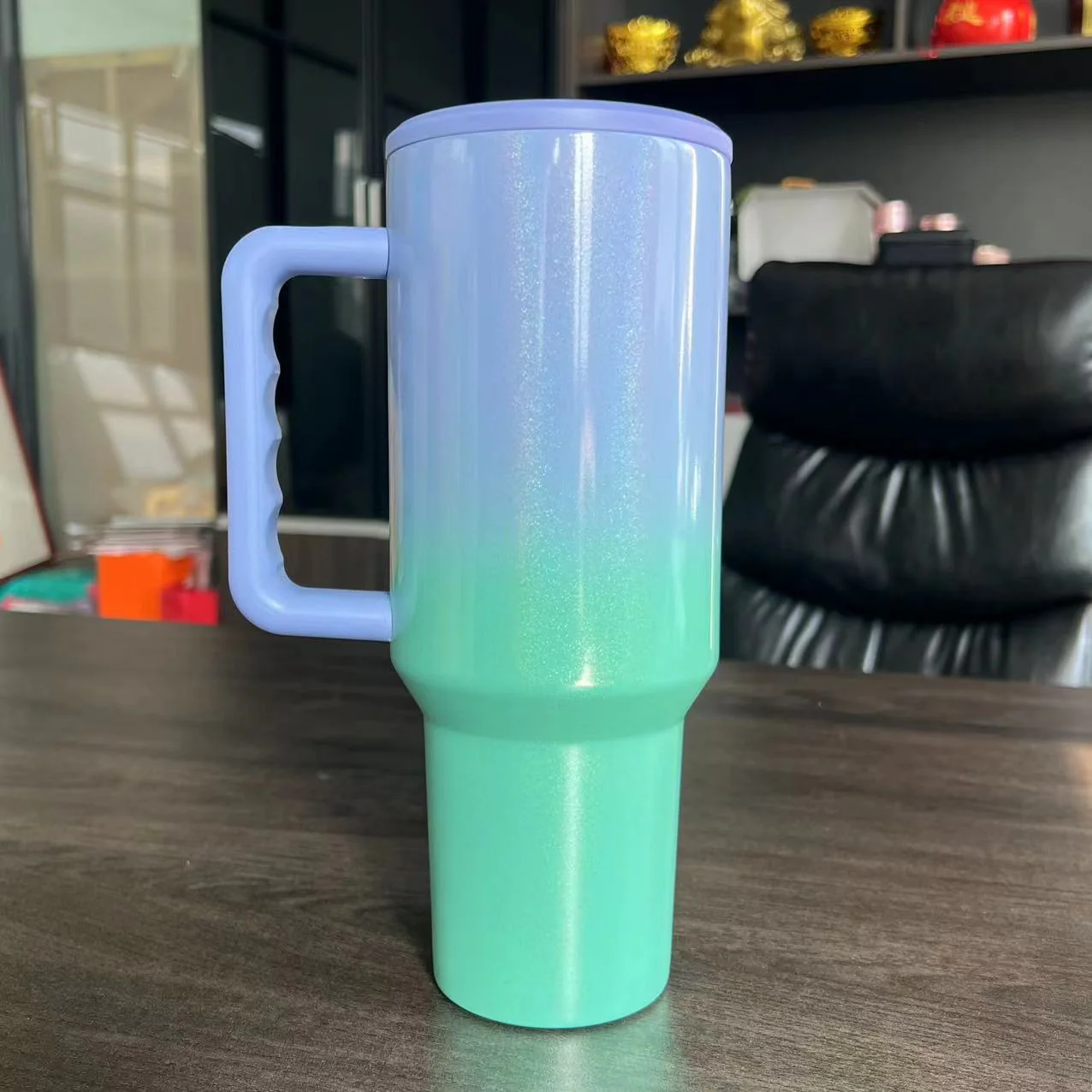 40oz Stainless Steel Third Generation Large Capacity Car Ice Cup with 304 Insulated Straw - Image 18