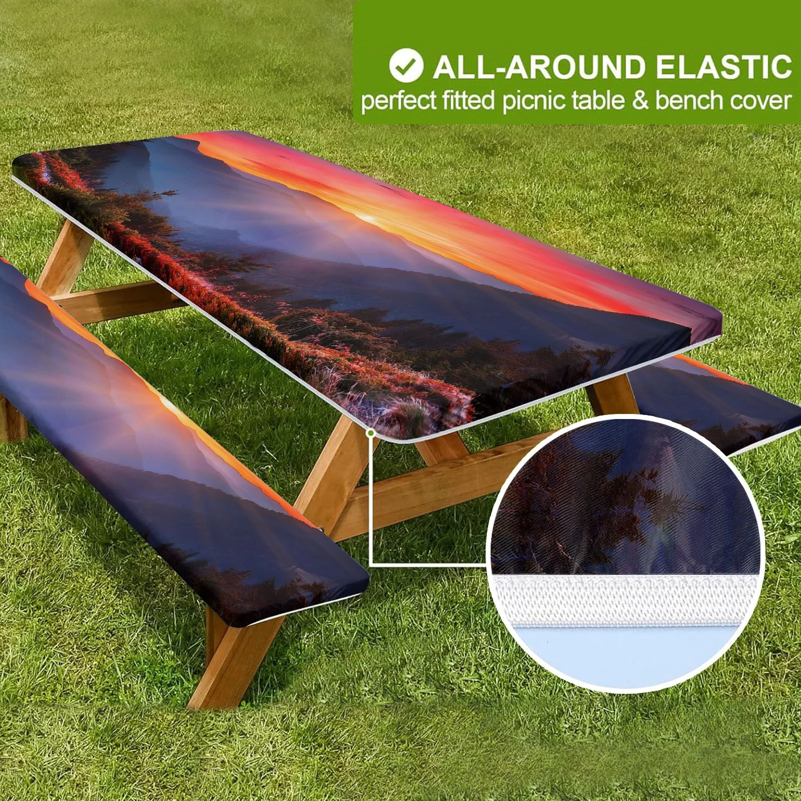 🔥This week's special offer🔥6ft Waterproof Picnic Table Covers - Image 6