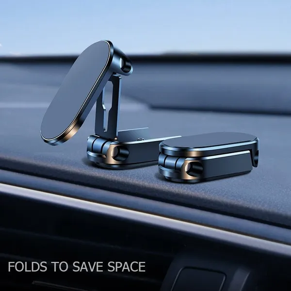 🔥 LAST DAY SALE 50% OFF 🔥 Alloy Folding Magnetic Car Phone Holder - Image 7