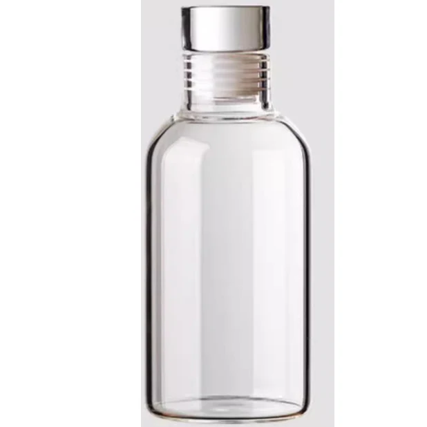 Bamboo lid glass sports water bottle - Image 13