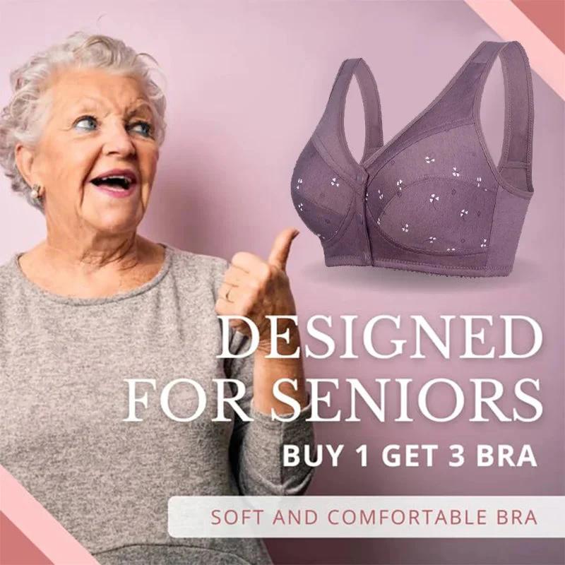 BUY 1 GET 2 FREE😲- 3PCS*Button Print Bra - Image 2