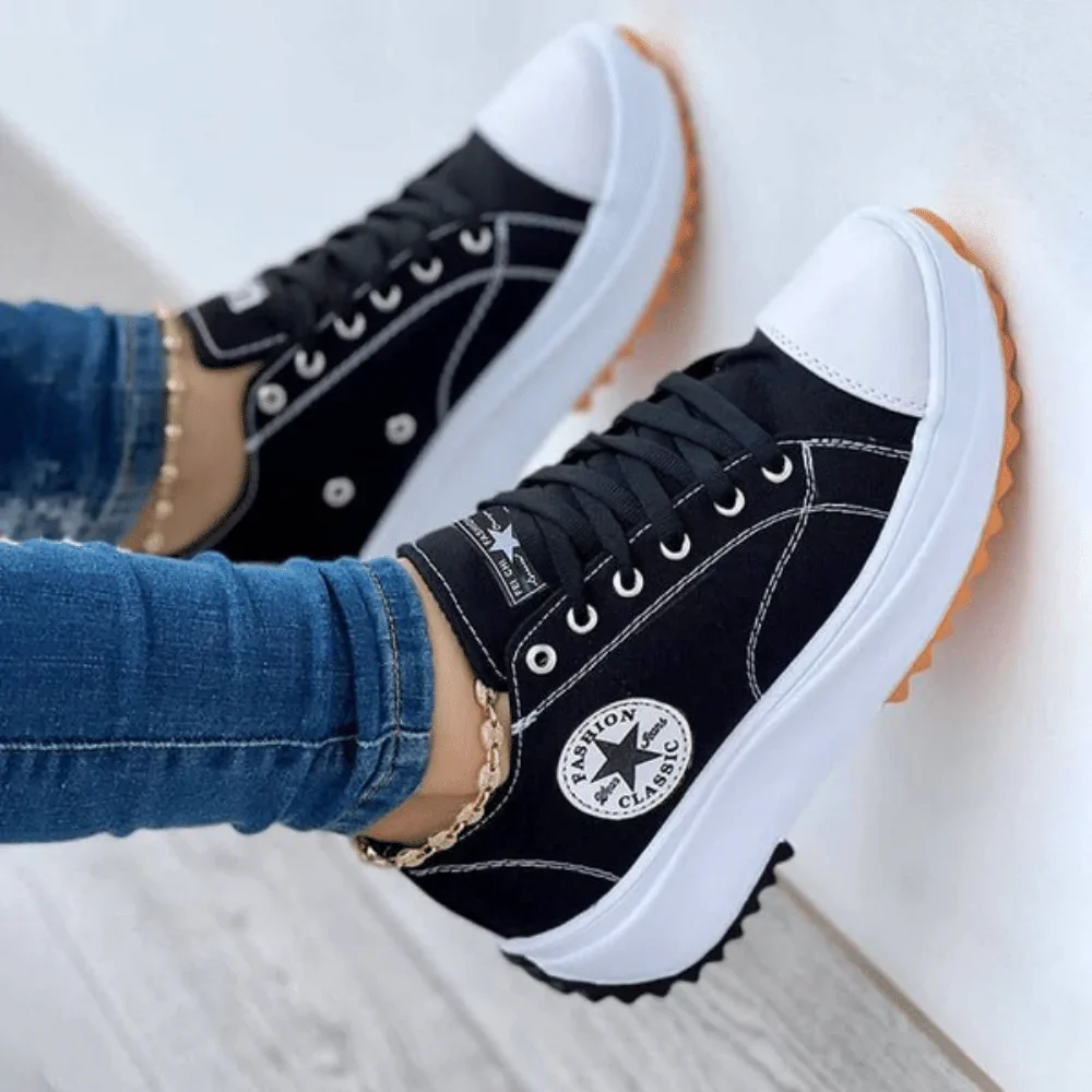CANVAS SHOES WOMEN FASHION TRAINERS - Image 3