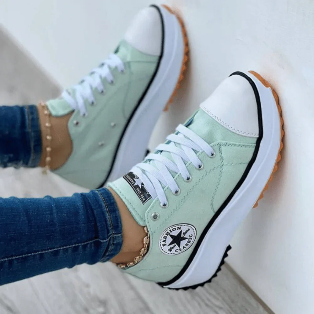 CANVAS SHOES WOMEN FASHION TRAINERS - Image 5