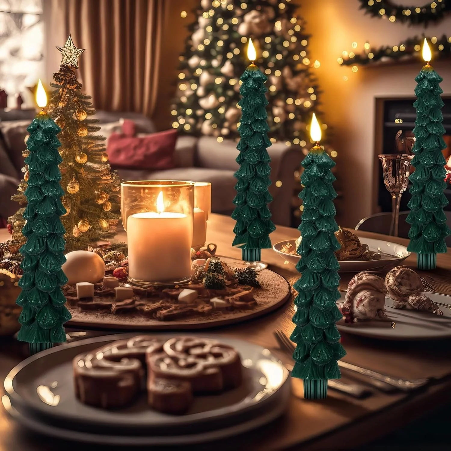 🎁🎄Christmas tree LED candles - Image 2