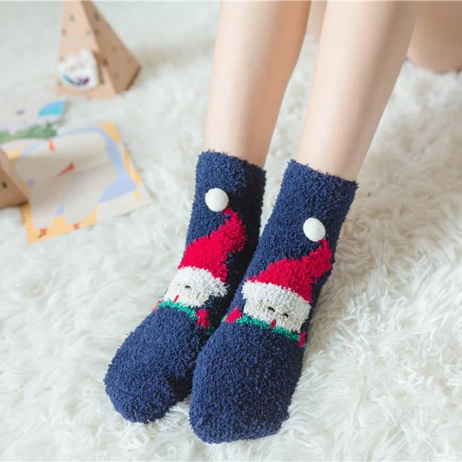 🎄Christmas Sale- 49% OFF🎁Cute Christmas Style Thickened Warm Socks - Image 11