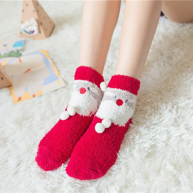 🎄Christmas Sale- 49% OFF🎁Cute Christmas Style Thickened Warm Socks - Image 7