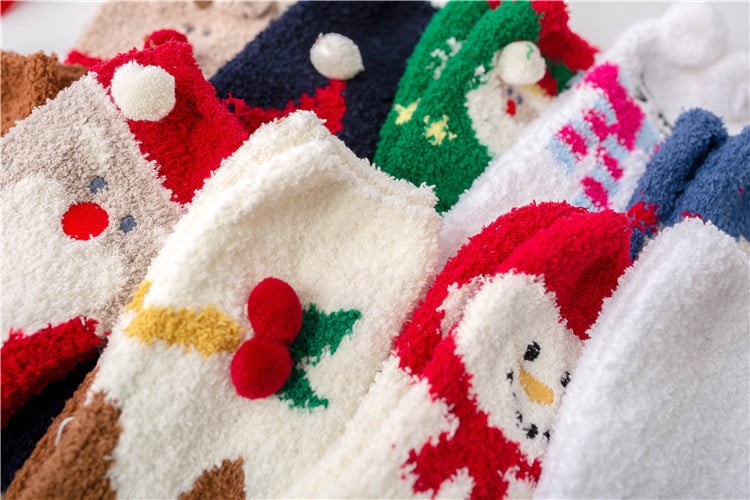 🎄Christmas Sale- 49% OFF🎁Cute Christmas Style Thickened Warm Socks - Image 8