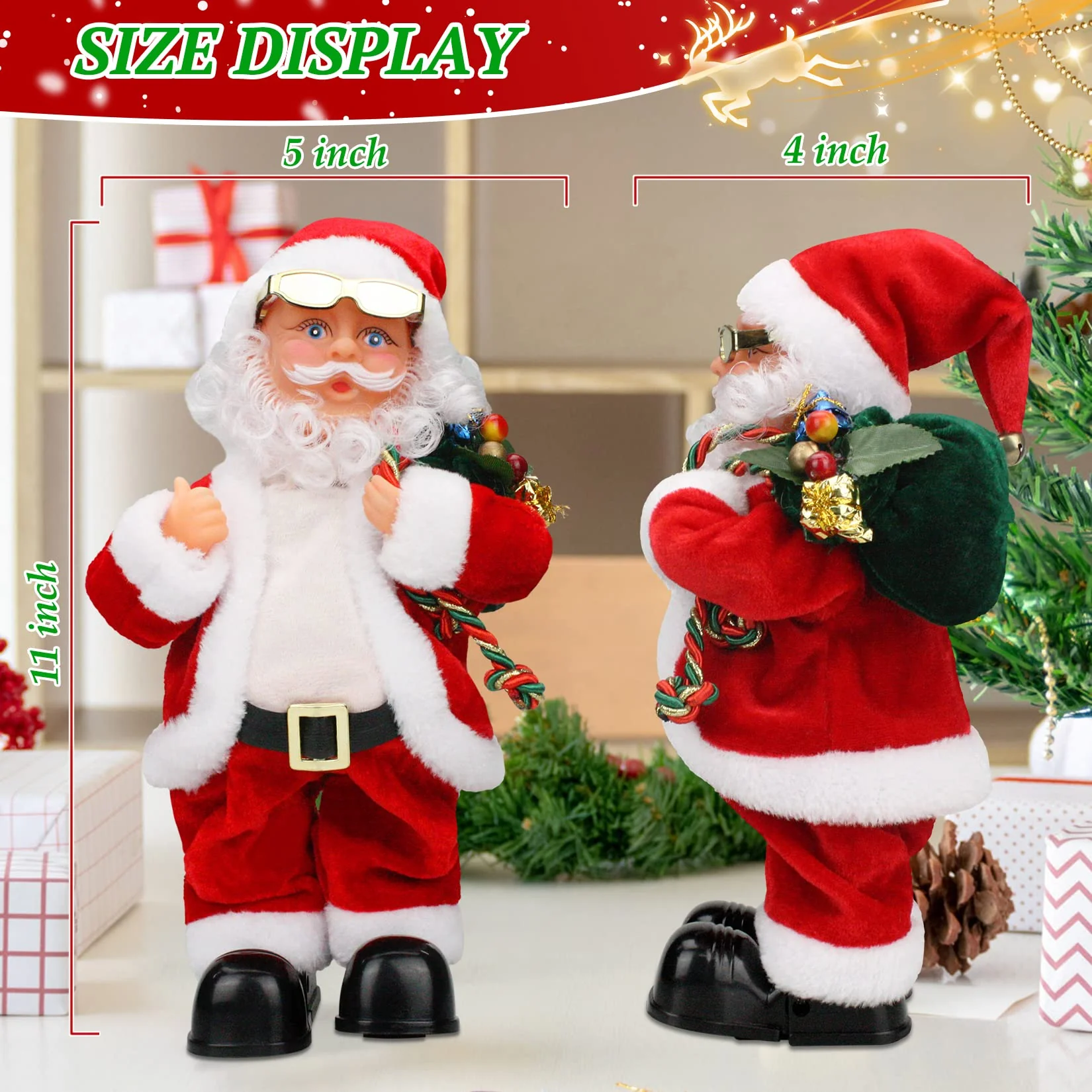 🔥This week's hot sale🔥Electric Dancing Music Santa Claus - Image 5