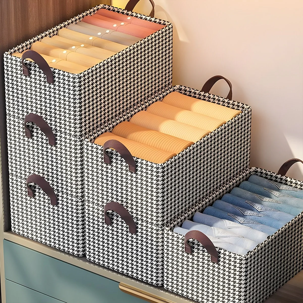 🏆Foldable jeans organizer for the closet - Image 4
