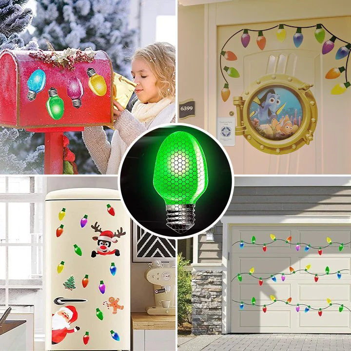 Magnet Reflective Light Bulb Decorations - Image 4