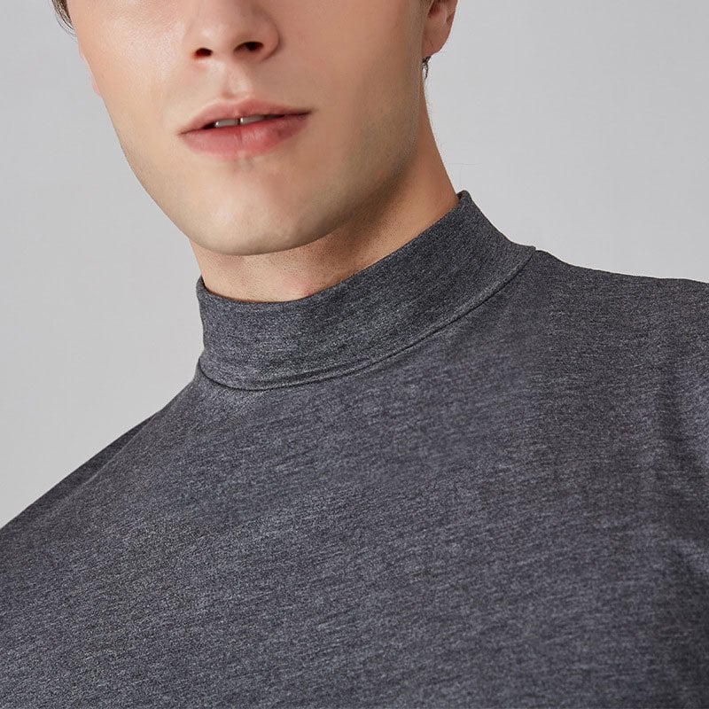 Men 's High Neck Slim Fit T-shirt-BUY 3 GET FREE SHIPPING - Image 7