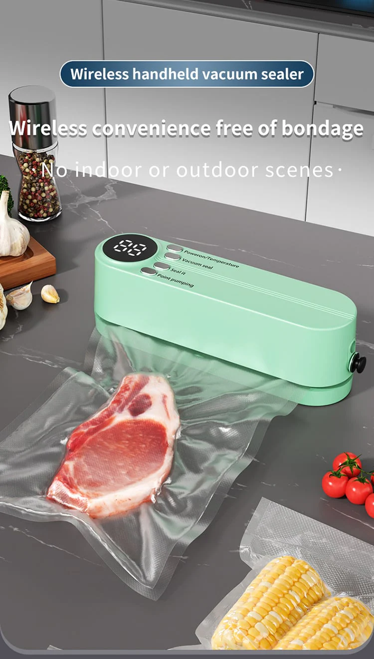 🥗 Keep Your Food Fresh ✨Mini Wireless Vacuum Sealer - Image 2