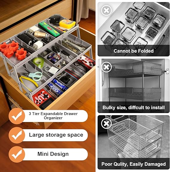 Multi-Level Smart Drawer Organizer - Image 6