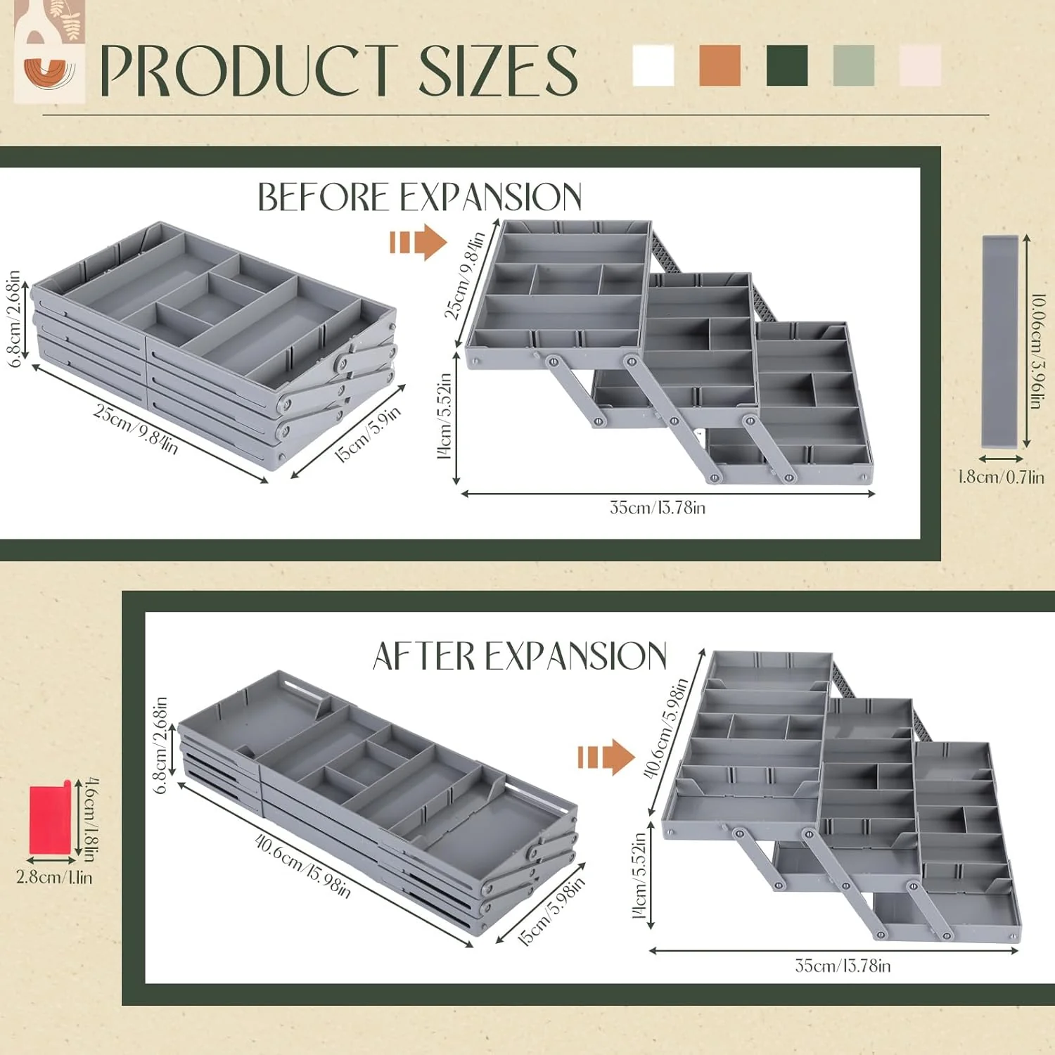 Multi-Level Smart Drawer Organizer - Image 9