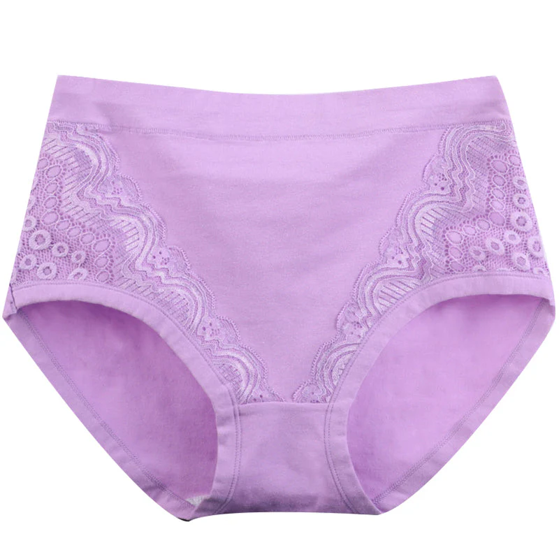 Plus Size High Waist Leak Proof Cotton Panties - Image 7