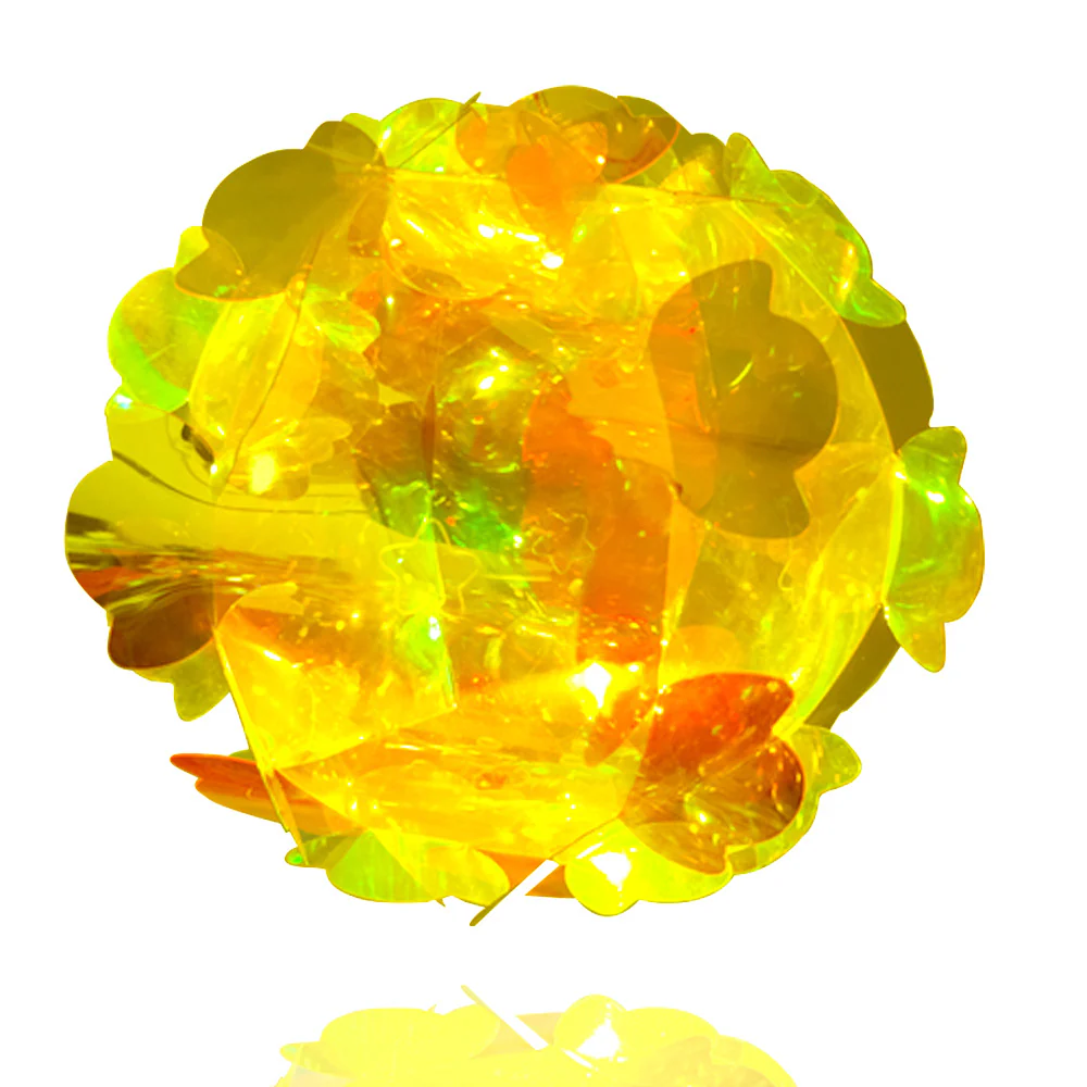 Golden Wing Laser Colored Lantern - Portable Night Light Flower Ball - Image 6