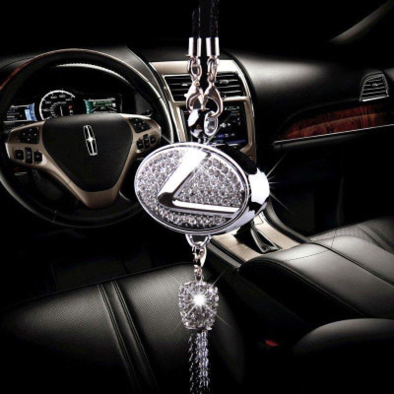 Rearview Mirror Diamond Perfume Pendant - Image 10