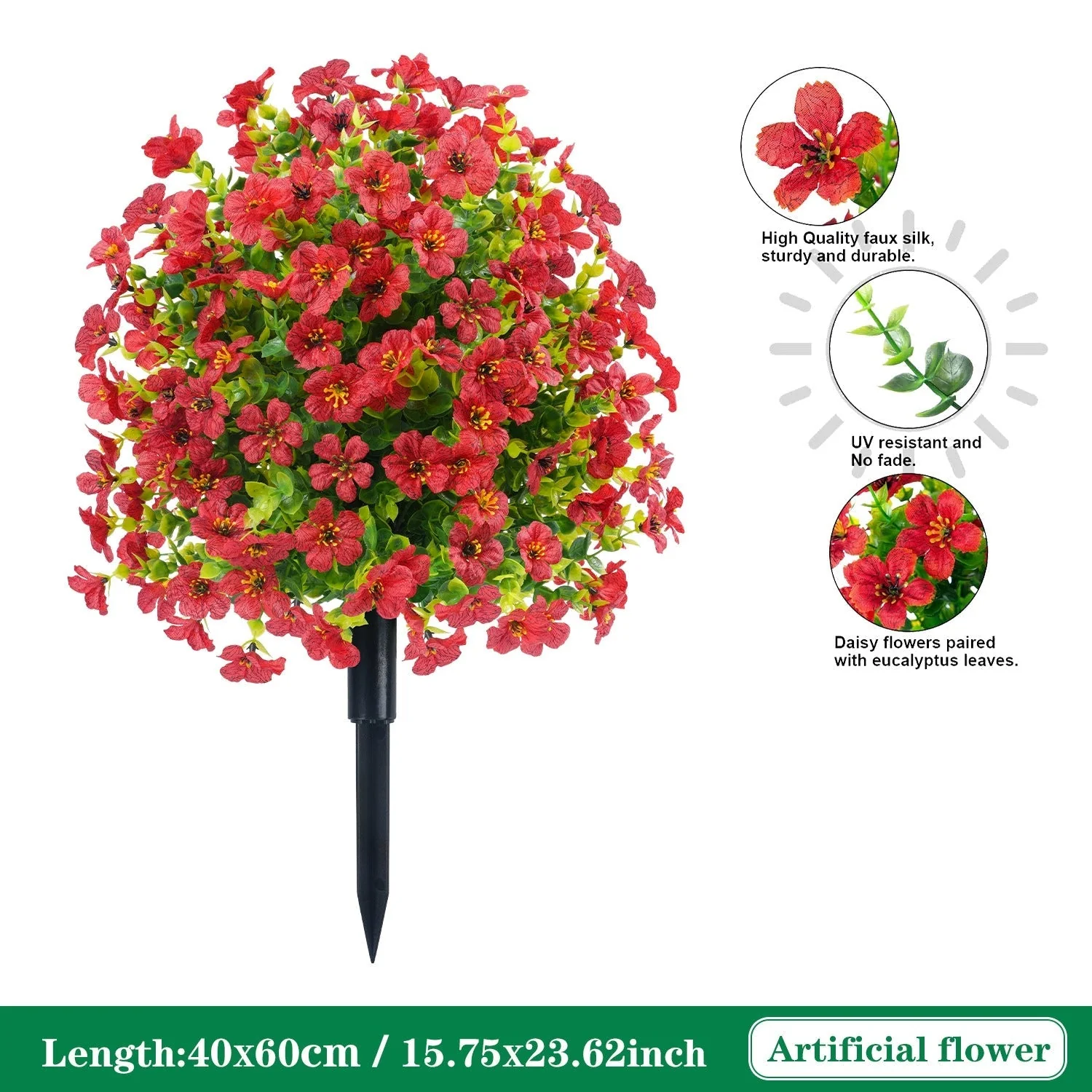 Resistant Artificial Cedar Topiary Ball Tree - Image 16