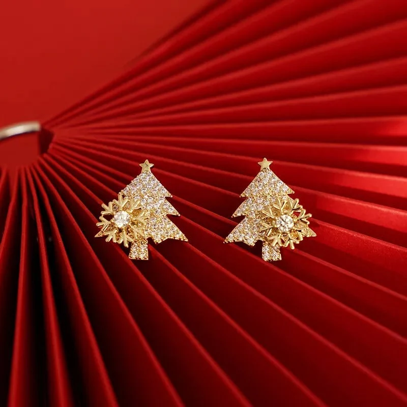 Radiantgrp - Shiny Christmas Tree Earrings - Image 9