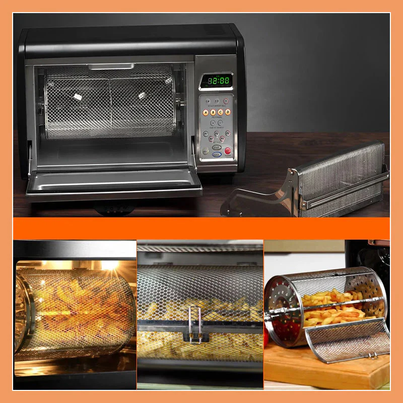 Stainless Steel Rotating Grill - Image 3