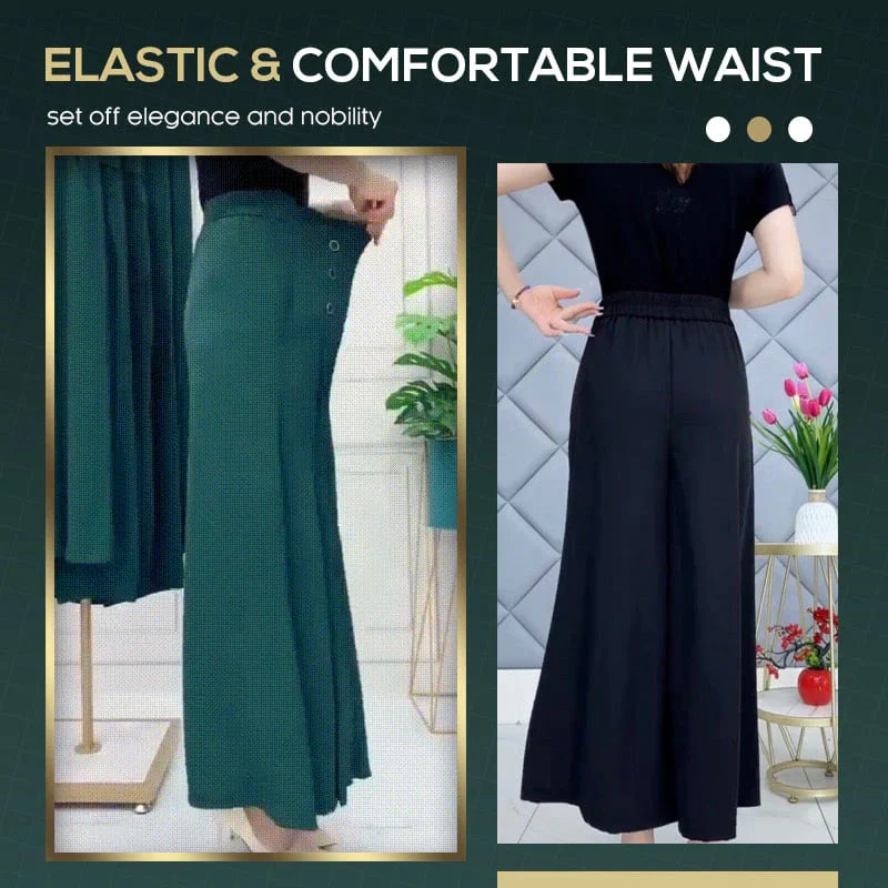 🔥[Comfort and Slim] Stylish Pleated Wide-leg Pants - Image 8