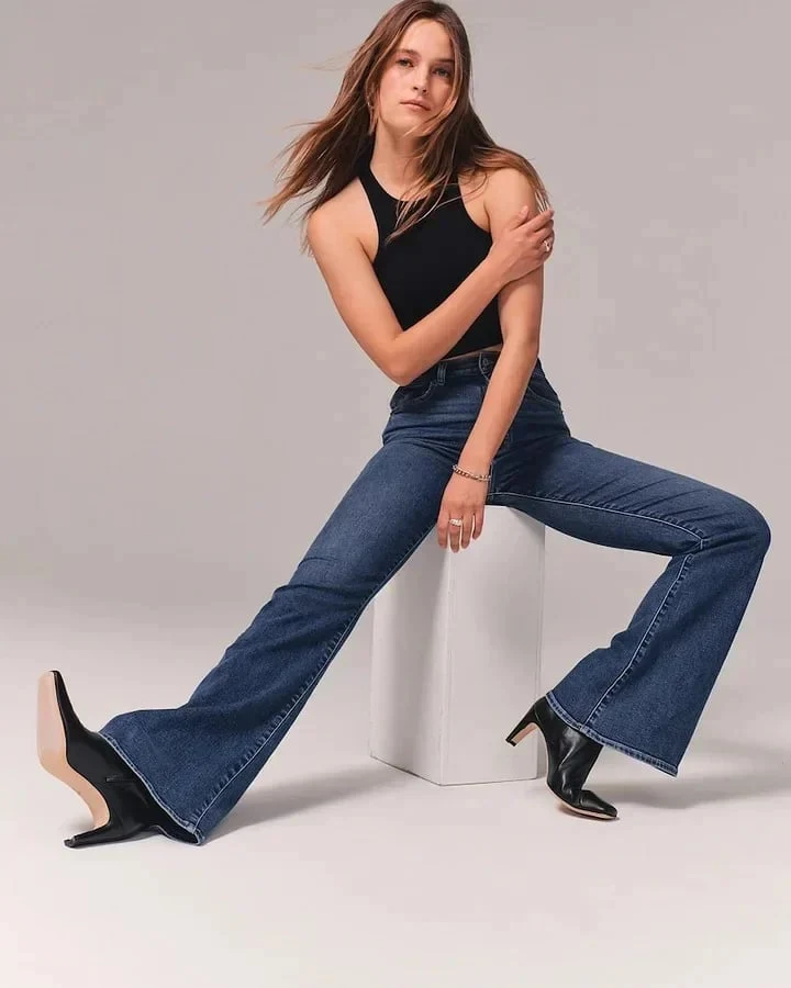 ⭐ Ultra High Rise Stretch Flare Jean - Image 6