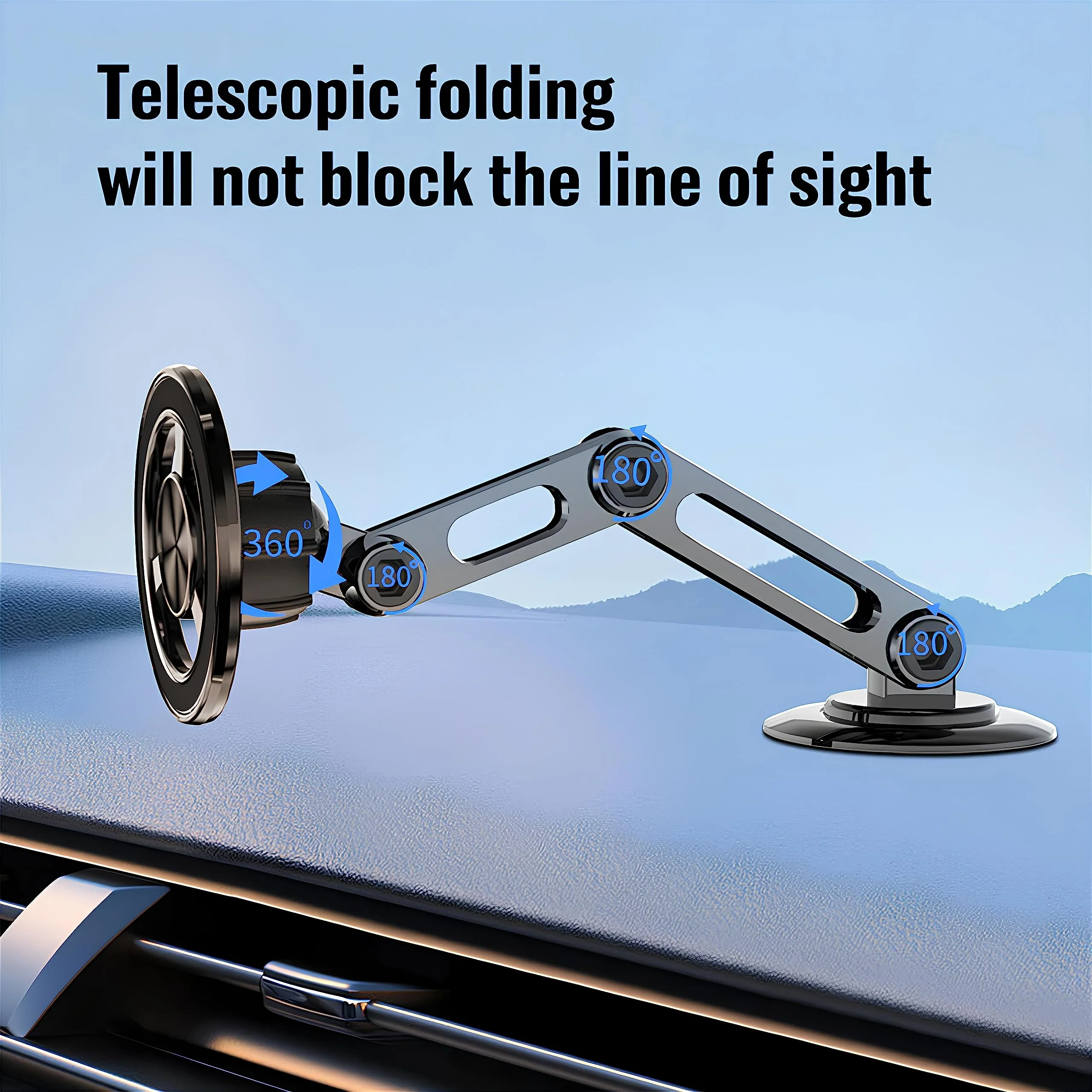 Universal 360°PRO Magnetic Suction Phone Holder - Image 3
