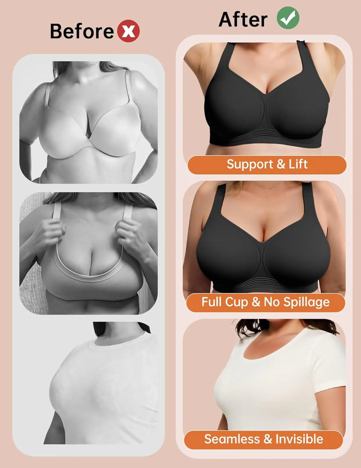 Vertvie Plus Size Jelly Bra - Image 13
