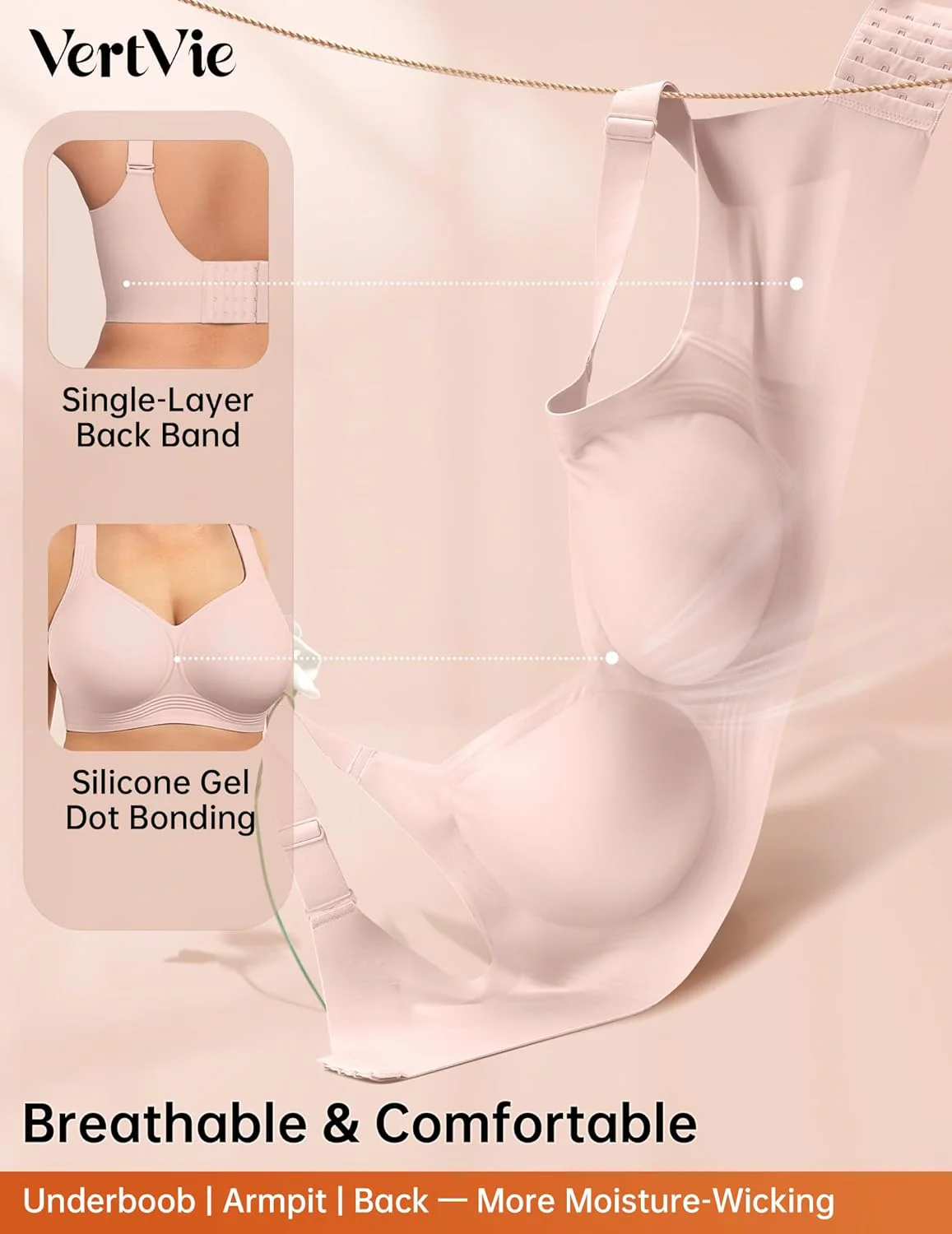 Vertvie Plus Size Jelly Bra - Image 21