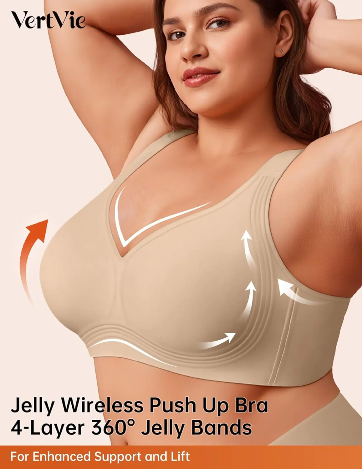 Vertvie Plus Size Jelly Bra - Image 30