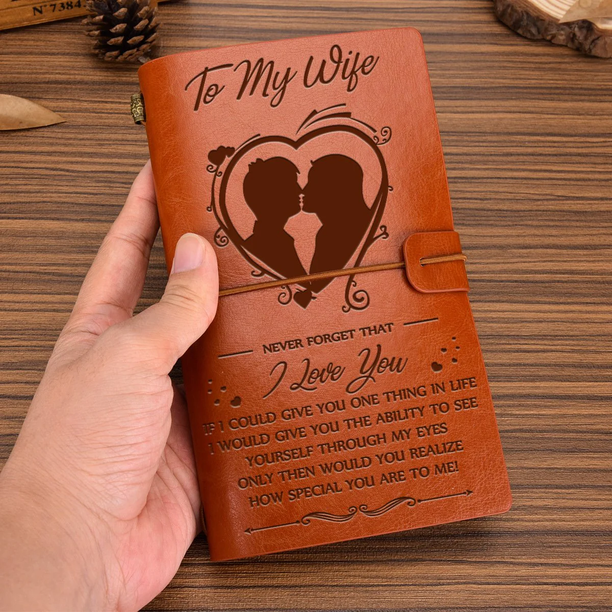 Vintage Engraved Journals (Pages Included) The Best Thanksgiving/Christmas Gift to Beloved - Image 10