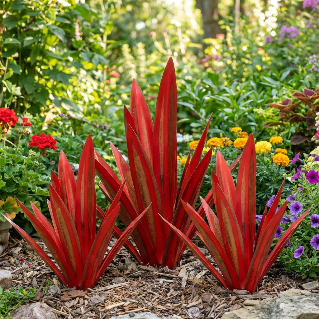 🌵💥Spring promotional price: $24.99🌵Waterproof Solar Garden LED Agave - Image 2