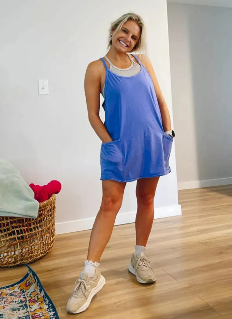 Wide Mini Dress - Image 11