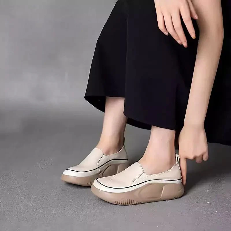 Women Fashion Platform Loafers - Image 8