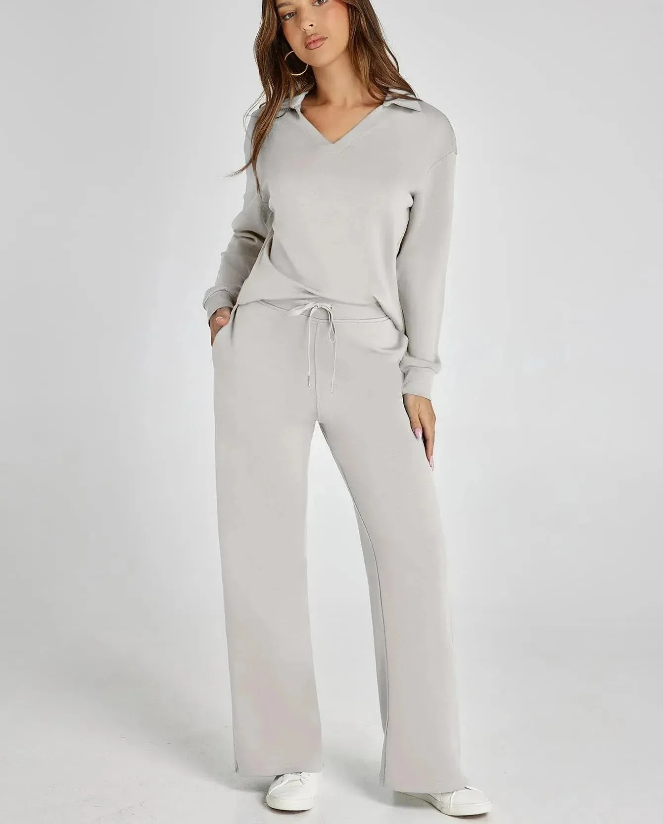 Women's 2 Piece Sets Outfits Casual Long Sleeve Sweatsuits Sets (🔥Same as in the video) - Image 26